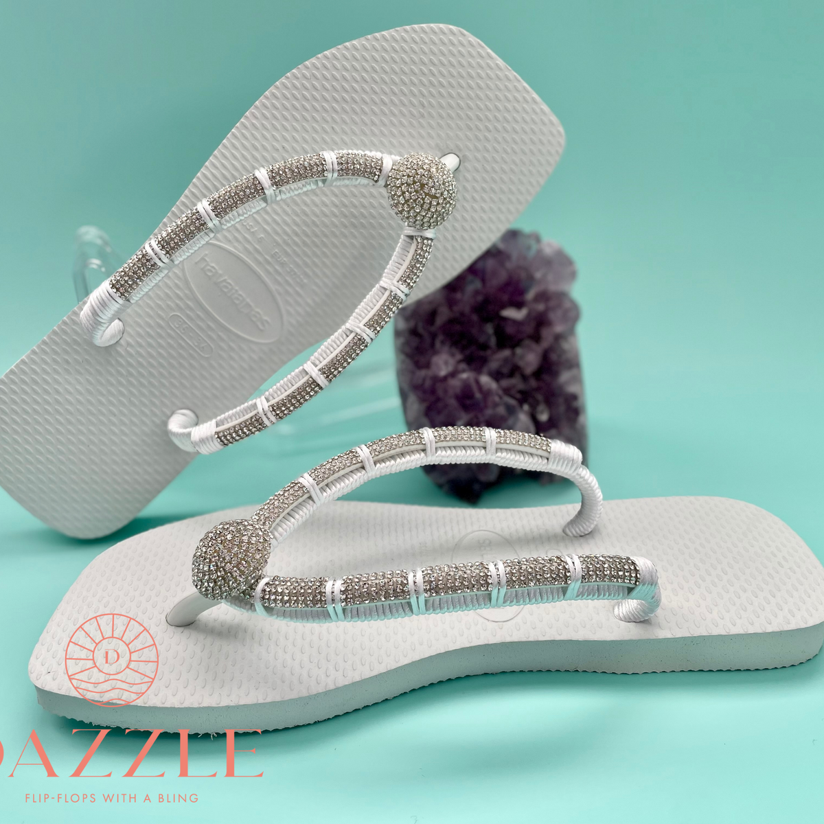 Havaianas Luarah Flip Flops Dazzle Flip Flops