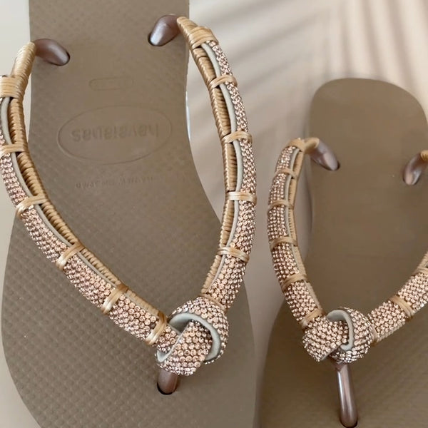 Havaianas Golden Twist Flip-Flops