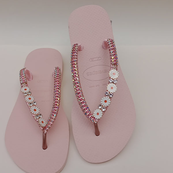 Havaianas Mother & Daughter Pink Daisy Flip-Flops